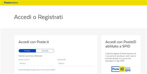 bancoposta accedi privati.